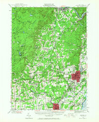 Download a high-resolution, GPS-compatible USGS topo map for Saratoga, NY (1968 edition)