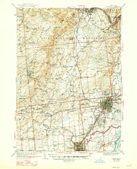 Download a high-resolution, GPS-compatible USGS topo map for Saratoga, NY (1947 edition)