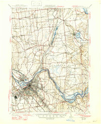 preview thumbnail of historical topo map of Schenectady, NY in 1930