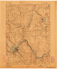 1893 Map of Schenectady