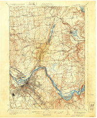 Download a high-resolution, GPS-compatible USGS topo map for Schenectady, NY (1932 edition)