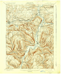 Download a high-resolution, GPS-compatible USGS topo map for Schoharie, NY (1936 edition)