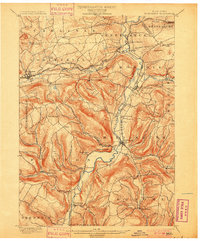 Download a high-resolution, GPS-compatible USGS topo map for Schoharie, NY (1900 edition)