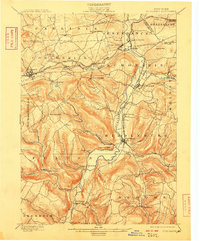 Download a high-resolution, GPS-compatible USGS topo map for Schoharie, NY (1909 edition)