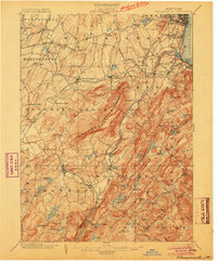 1902 Map of Schunemunk, 1904 Print
