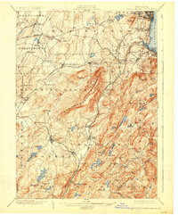 1902 Map of Schunemunk, 1926 Print