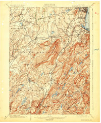 1902 Map of Schunemunk, 1931 Print