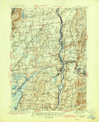 Download a high-resolution, GPS-compatible USGS topo map for Schuylerville, NY (1945 edition)