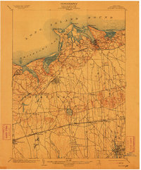 1904 Map of Setauket, 1913 Print
