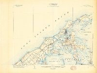 Download a high-resolution, GPS-compatible USGS topo map for Shelter Island, NY (1904 edition)