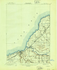 1899 Map of Silver Creek, 1944 Print