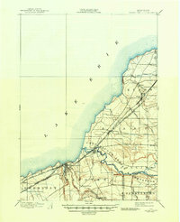 1899 Map of Silver Creek, 1950 Print