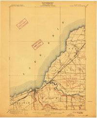 1899 Map of Silver Creek, 1911 Print