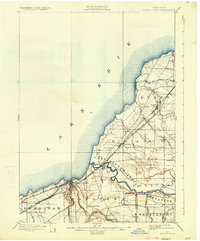 1899 Map of Silver Creek, 1933 Print
