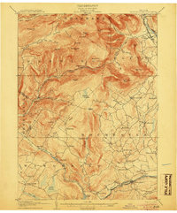 1905 Map of Slide Mountain