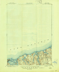 Download a high-resolution, GPS-compatible USGS topo map for Sodus Bay, NY (1944 edition)
