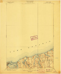 Download a high-resolution, GPS-compatible USGS topo map for Sodus Bay, NY (1907 edition)