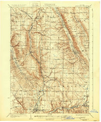 1925 Map of Springville, 1931 Print