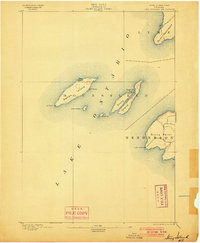 preview thumbnail of historical topo map of Jefferson County, NY in 1895