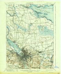 preview thumbnail of historical topo map of Syracuse, Onondaga County, NY in 1898