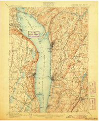 1902 Map of Tarrytown, 1906 Print