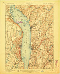 1902 Map of Tarrytown, 1907 Print