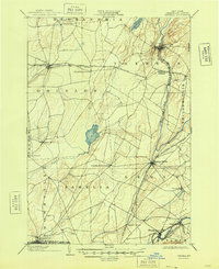 1903 Map of Theresa, 1948 Print