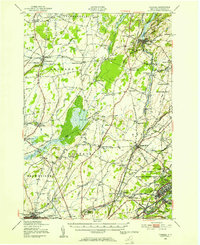 1948 Map of Theresa, 1953 Print