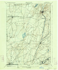 1903 Map of Theresa, 1934 Print