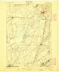 1903 Map of Theresa, 1909 Print