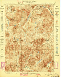 1898 Map of Thirteenth Lake