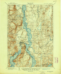 Download a high-resolution, GPS-compatible USGS topo map for Ticonderoga, NY (1945 edition)