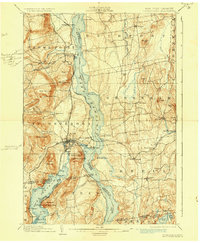 preview thumbnail of historical topo map of Warren County, NY in 1902