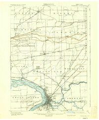 Download a high-resolution, GPS-compatible USGS topo map for Tonawanda, NY (1937 edition)