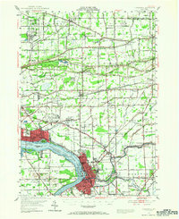 Download a high-resolution, GPS-compatible USGS topo map for Tonawanda, NY (1966 edition)