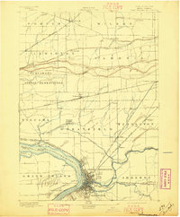 Download a high-resolution, GPS-compatible USGS topo map for Tonawanda, NY (1897 edition)