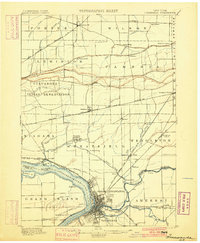 Download a high-resolution, GPS-compatible USGS topo map for Tonawanda, NY (1900 edition)