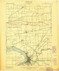 Download a high-resolution, GPS-compatible USGS topo map for Tonawanda, NY (1905 edition)