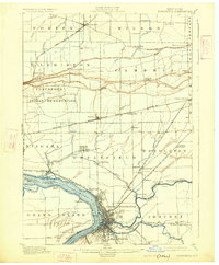 Download a high-resolution, GPS-compatible USGS topo map for Tonawanda, NY (1925 edition)