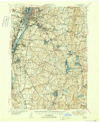 preview thumbnail of historical topo map of Troy, NY in 1950