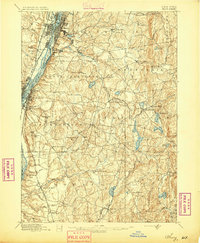 preview thumbnail of historical topo map of Troy, NY in 1895