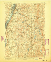 1898 Map of Troy, NY, 1907 Print