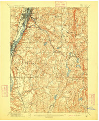 1898 Map of Troy, NY, 1909 Print