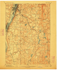 1898 Map of Troy, NY, 1912 Print