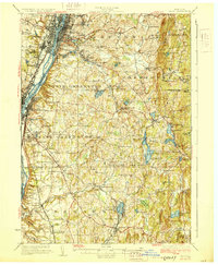 preview thumbnail of historical topo map of Troy, NY in 1928