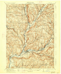 preview thumbnail of historical topo map of Chenango County, NY in 1918
