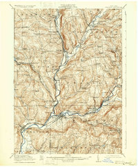 preview thumbnail of historical topo map of Chenango County, NY in 1918