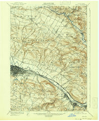 1900 Map of Utica, 1941 Print