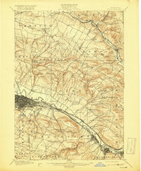 1900 Map of Utica, 1919 Print