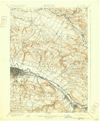 1900 Map of Utica, 1932 Print